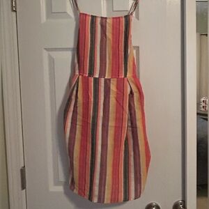 Colorful linen summer dress